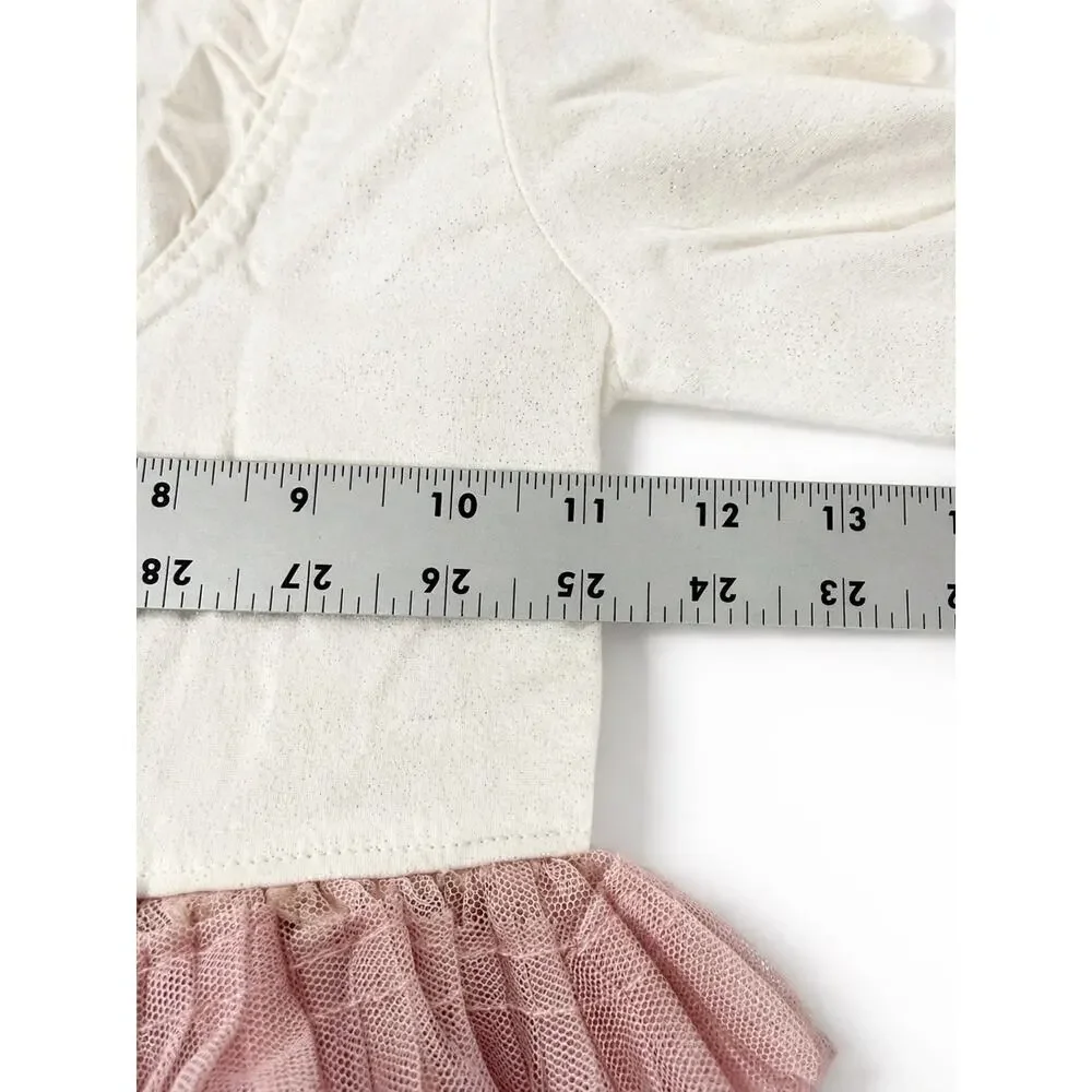 Nanette‎ Lepore Girls 5 Pink Tulle Ruffle Dress Coquette Princesscore Party Tutu